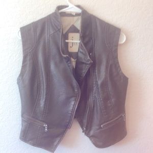 Vegan Leather Vest